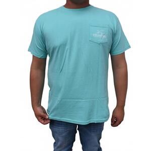 NEW FIELDSTONE skeleton tee in turquoise